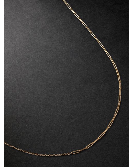 Yvonne Léon Black Gold Chain Necklace for men