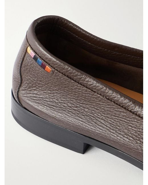 Paul Smith Brown Murano Full-grain Leather Loafers for men