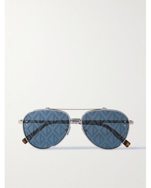 Dior Blue Cd Diamond A1U Aviator Sunglasses for men