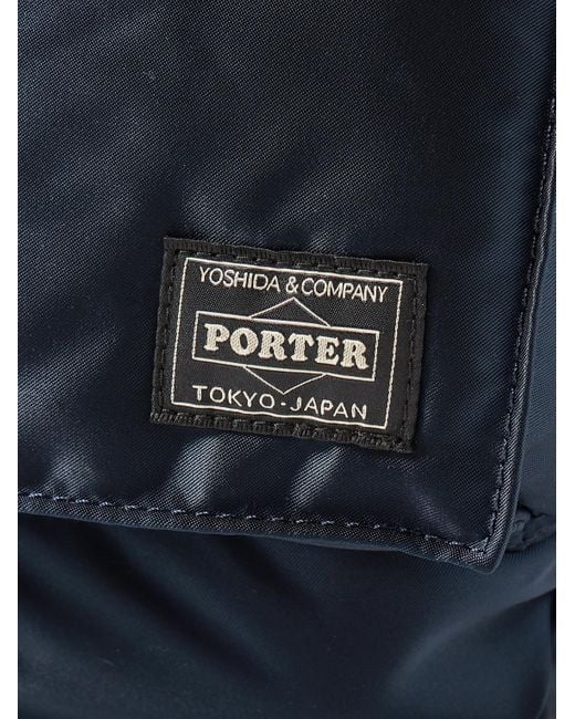 Porter-Yoshida and Co Blue Tanker Helmet Nylon-Twill Tote Bag for men