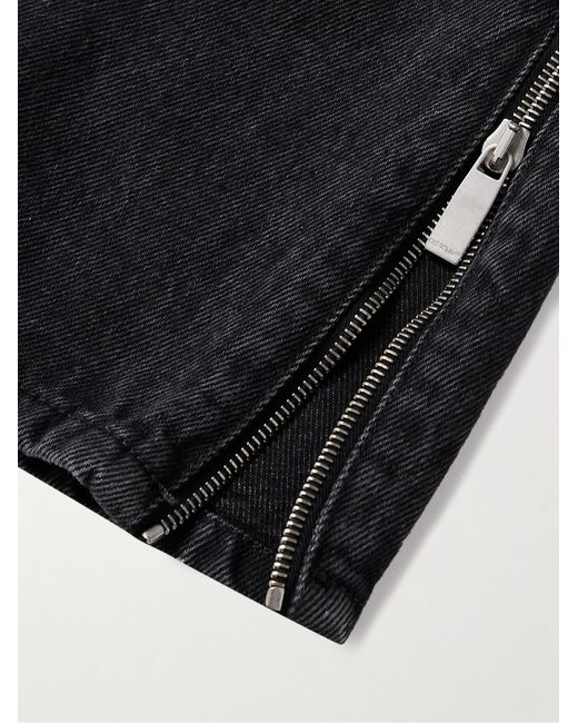 Off-White c/o Virgil Abloh Blue Straight-leg Zip-detailed Jeans for men