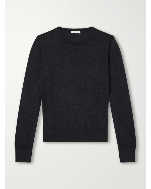 Lemaire Blue Wool Sweater for men