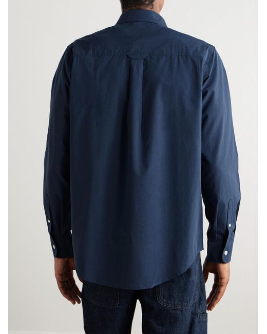 NN07 Colby 5329 Hemd aus Popeline aus einer Lyocell-Baumwollmischung in Blue für Herren