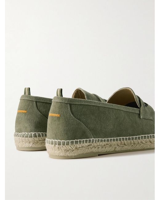 Castaner Green Nacho Canvas Espadrilles for men