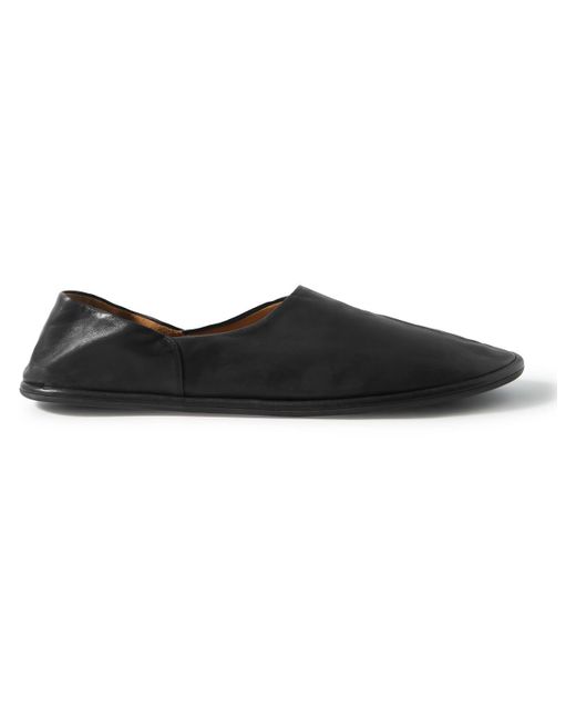 The Row Collapsible-heel Leather Loafers in Black for Men | Lyst