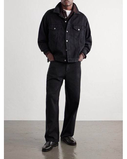 A.PRESSE Blue Cotton And Silk-blend Piqué Jacket for men