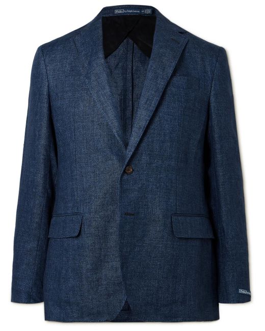 Polo Ralph Lauren Blue Linen Suit Jacket for men