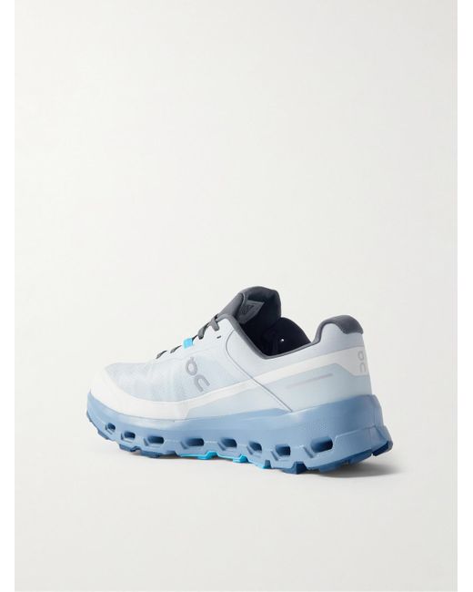 On Shoes Blue Cloudvista 2 Rubber-Trimmed Ripstop Sneakers for men
