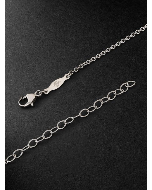 Diamond Pendant Necklace di Jacquie Aiche in Black da Uomo