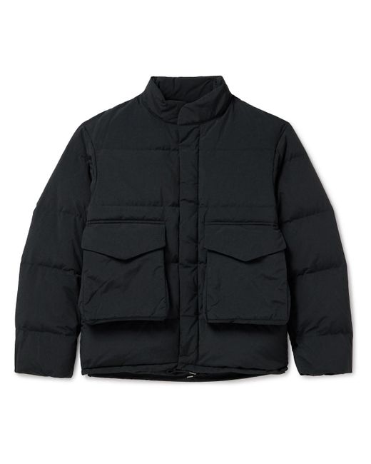 Snow Peak Black Quilted Shell Down Jacket for men