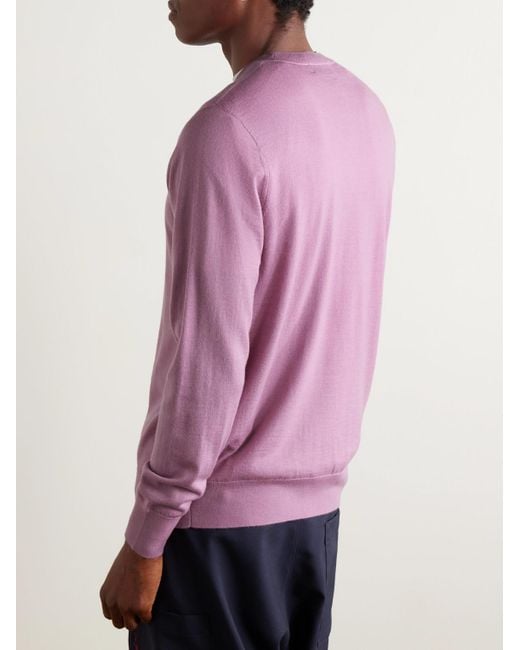 Pullover di Dries Van Noten in Purple da Uomo