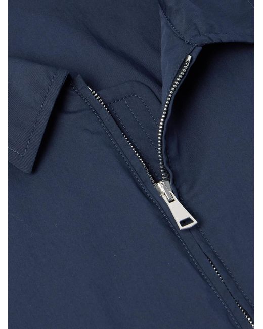 Kingsman Blue Cotton-blend Blouson Jacket for men