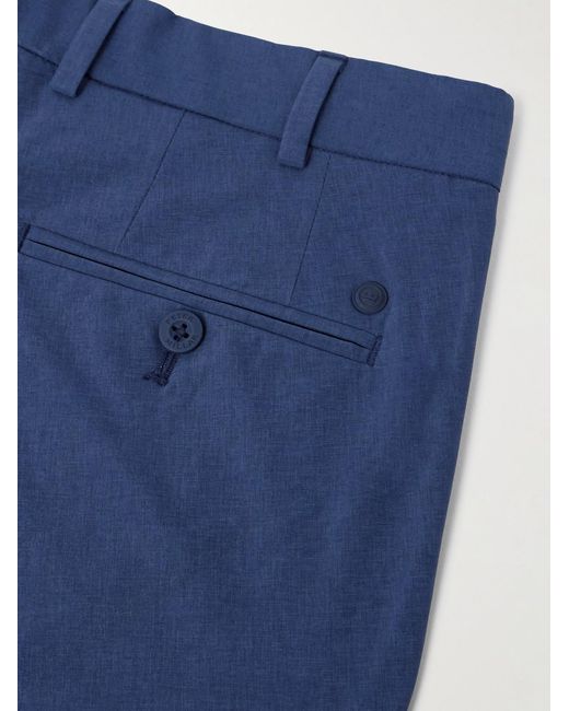 Peter Millar Blue Surge Straight-Leg Tech-Jersey Golf Trousers for men