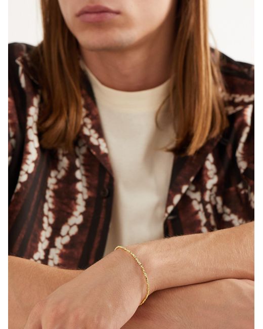 MAOR Black Noix Beaded Bracelet for men