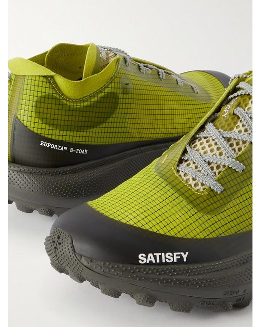 Satisfy Green Therocker Rubber-Trimmed Rippy 66 Trail Running Sneakers for men