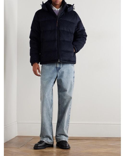 Piumino Trapuntato di Polo Ralph Lauren in Blue da Uomo