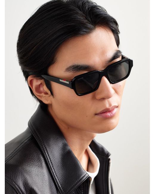 Occhiali Da Sole di Gucci in Black da Uomo