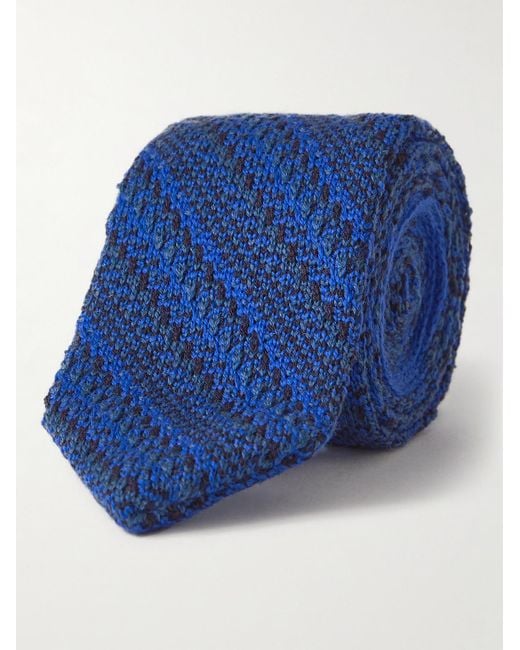 Cravatta in maglia di lana da Uomo di Missoni in Blu | Lyst