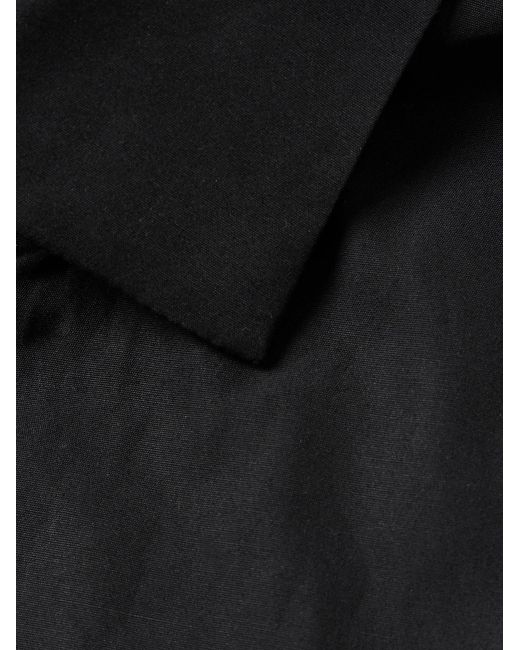 Mr P. Black Business Organic Cotton-Poplin Shirt for men