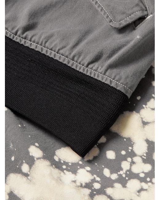 Noma T.D Gray Hand-Dyed Cotton-Twill Gilet for men