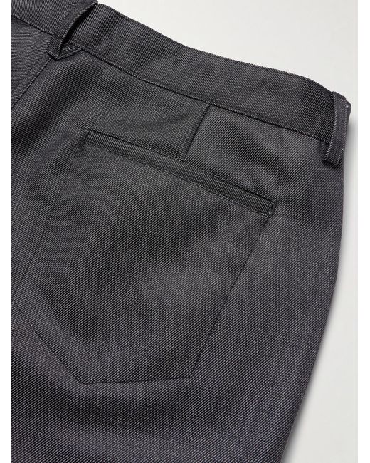 Mr P. Gray Straight-Leg Wool And Mohair-Blend Jeans for men