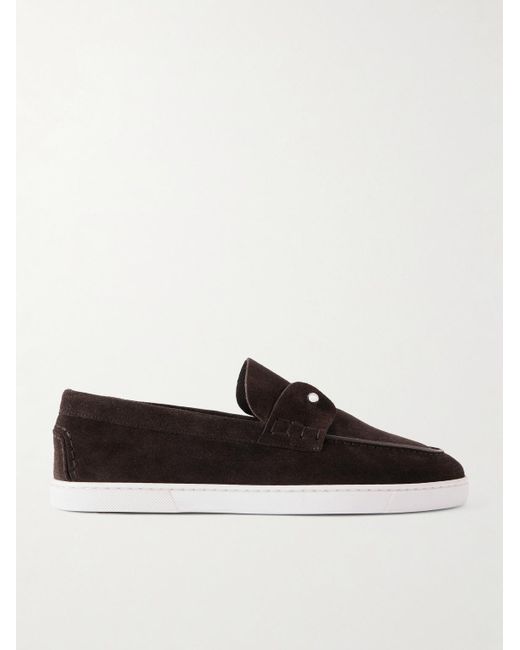 Mocassini di Christian Louboutin in Brown da Uomo