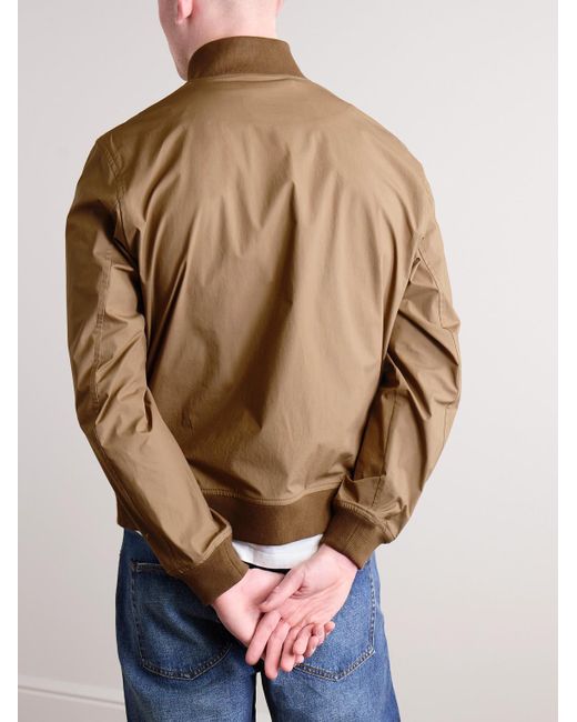 Valstar Natural Ino Cotton-blend Poplin Bomber Jacket for men