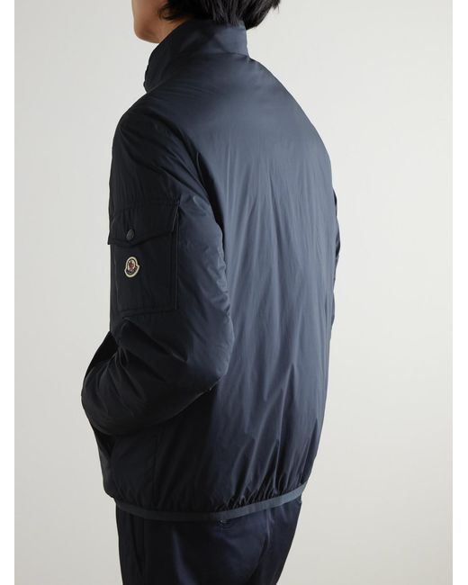 Moncler Blue Padded Shell Down Jacket for men