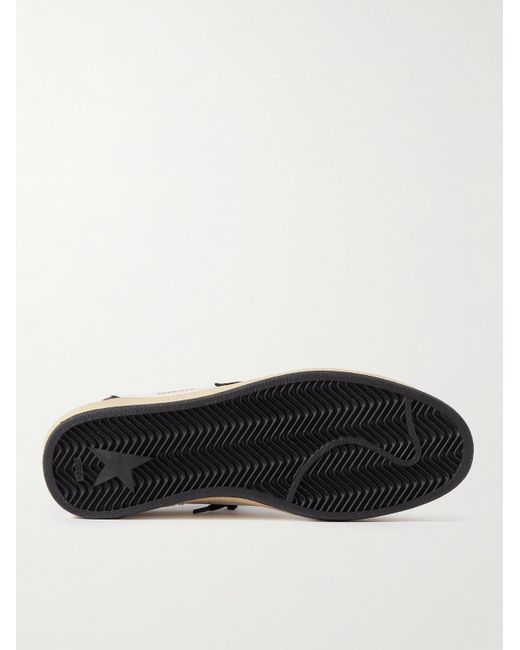 Golden Goose Deluxe Brand Ball Star Sneakers aus Leder und Shell in Distressed-Optik in Black für Herren