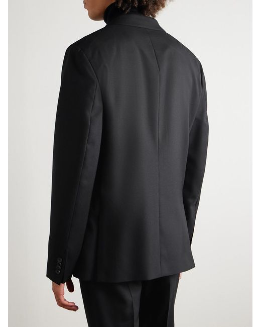 Mr P. Black Slim-Fit Wool Suit Jacket for men