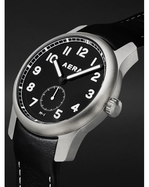 Aera Black M-1 Field Automatic Stainless Steel Watch for men