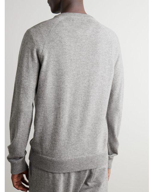 Mr P. Gray Wool And Cashmere-Blend Sweater for men