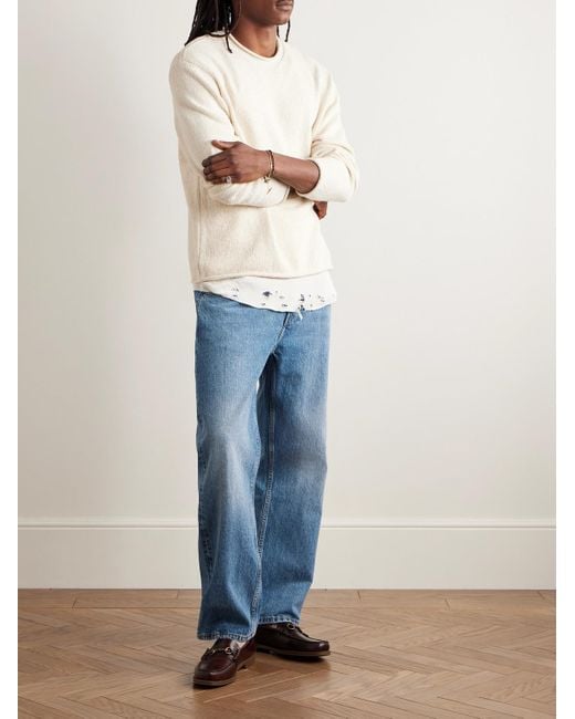 Corridor NYC Blue Straight-Leg Organic Jeans for men