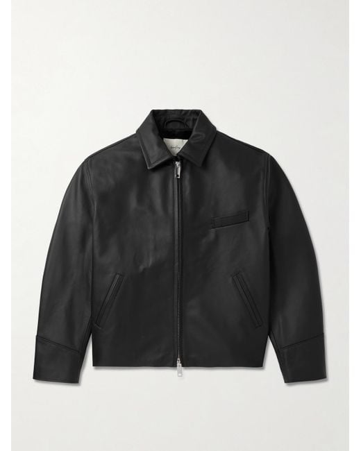 Giacca Biker di Second Layer in Black da Uomo