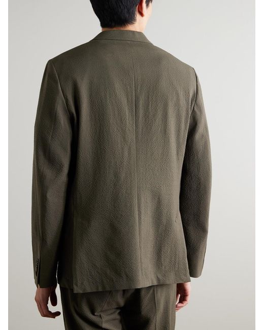 Mr P. Green Wool-Blend Seersucker Suit Jacket for men