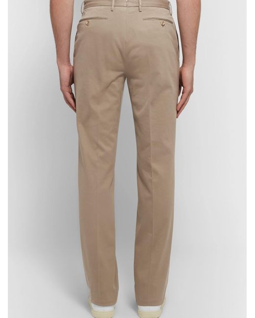 Slowear Natural Four Season Relaxed-Fit Cotton-Blend Chinos for men