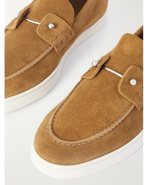 Scarpe Da Barca di Christian Louboutin in White da Uomo