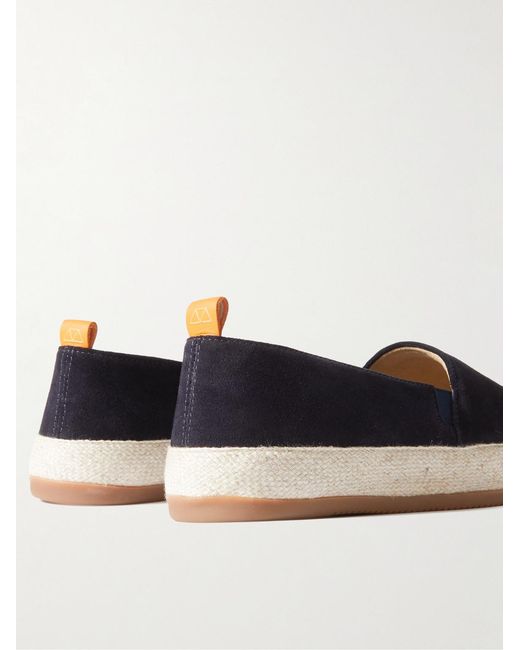 Mulo Blue Suede Espadrilles for men