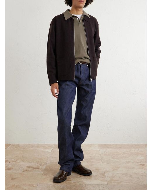 A.P.C. Blue Rescue Straight-leg Selvedge Jeans for men