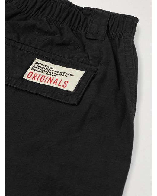 Thisisneverthat Black Flight Cotton-ripstop Cargo Shorts for men