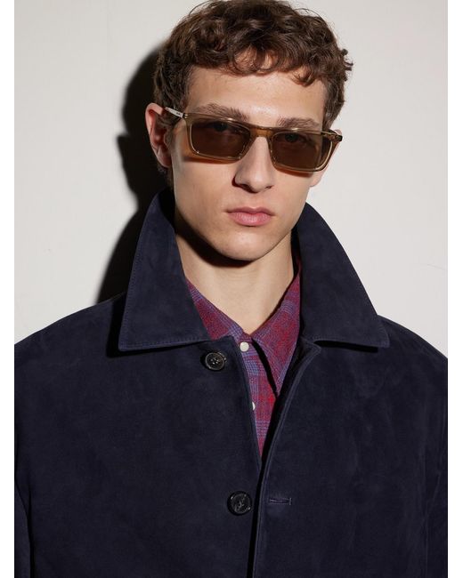 Saint Laurent Natural Sl 890 Betty Rectangular-frame Acetate Sunglasses for men