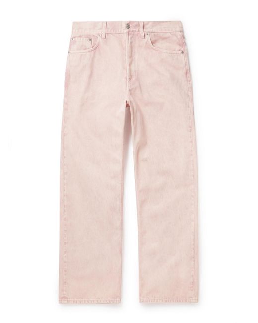Dries Van Noten Pink Pine Straight-leg Jeans for men
