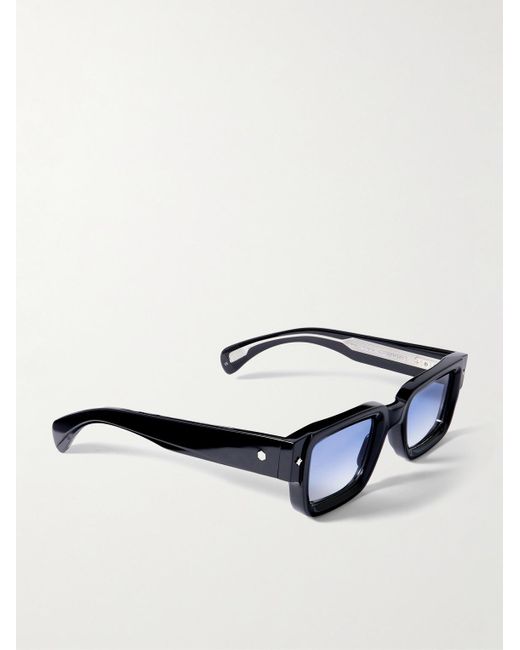 sato Blue Cervantes Square-frame Acetate Sunglasses for men