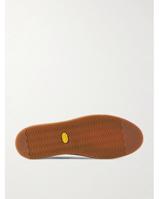 Mr P. Black Larry Suede Boat Shoes for men