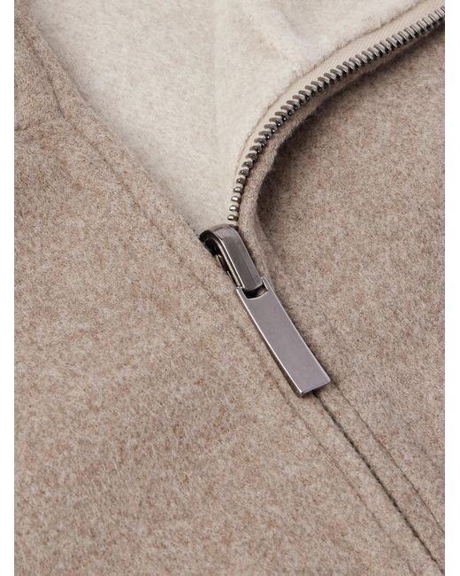 STÒFFA Natural Reversible Brushed-Wool Jacket for men