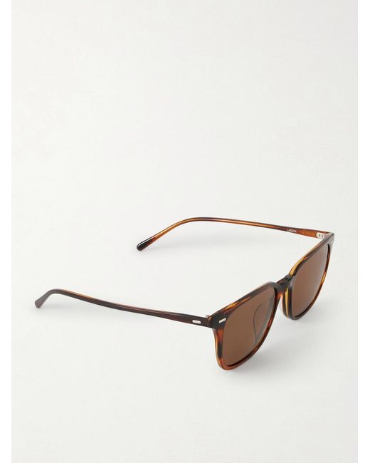 Oliver Peoples Brown Laedin D-frame Acetate Sunglasses for men