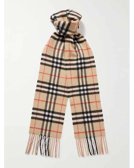 Sciarpa di Burberry in White da Uomo