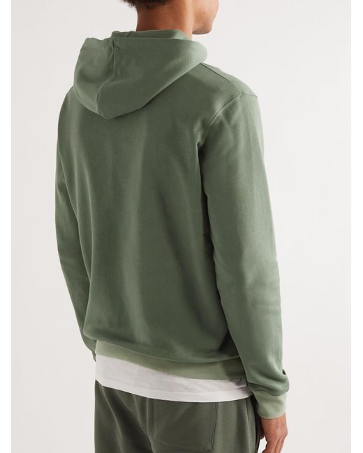 Mr P. Green Cotton-Jersey Hoodie for men