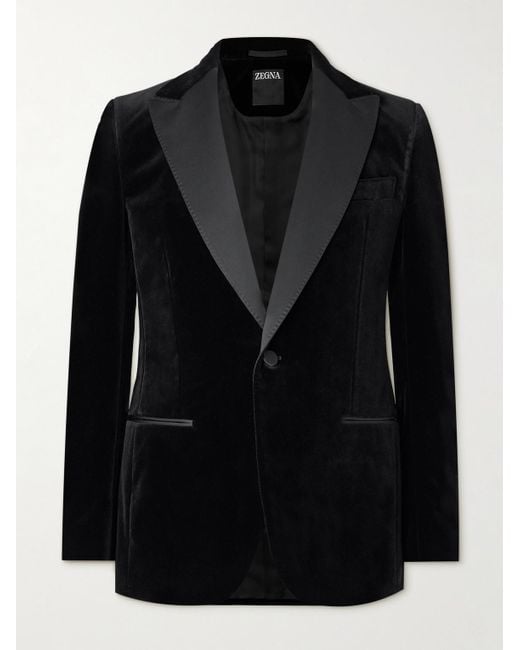 Giacca Da Smoking di Zegna in Black da Uomo