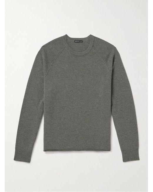 James Perse Gray Cashmere Sweater for men